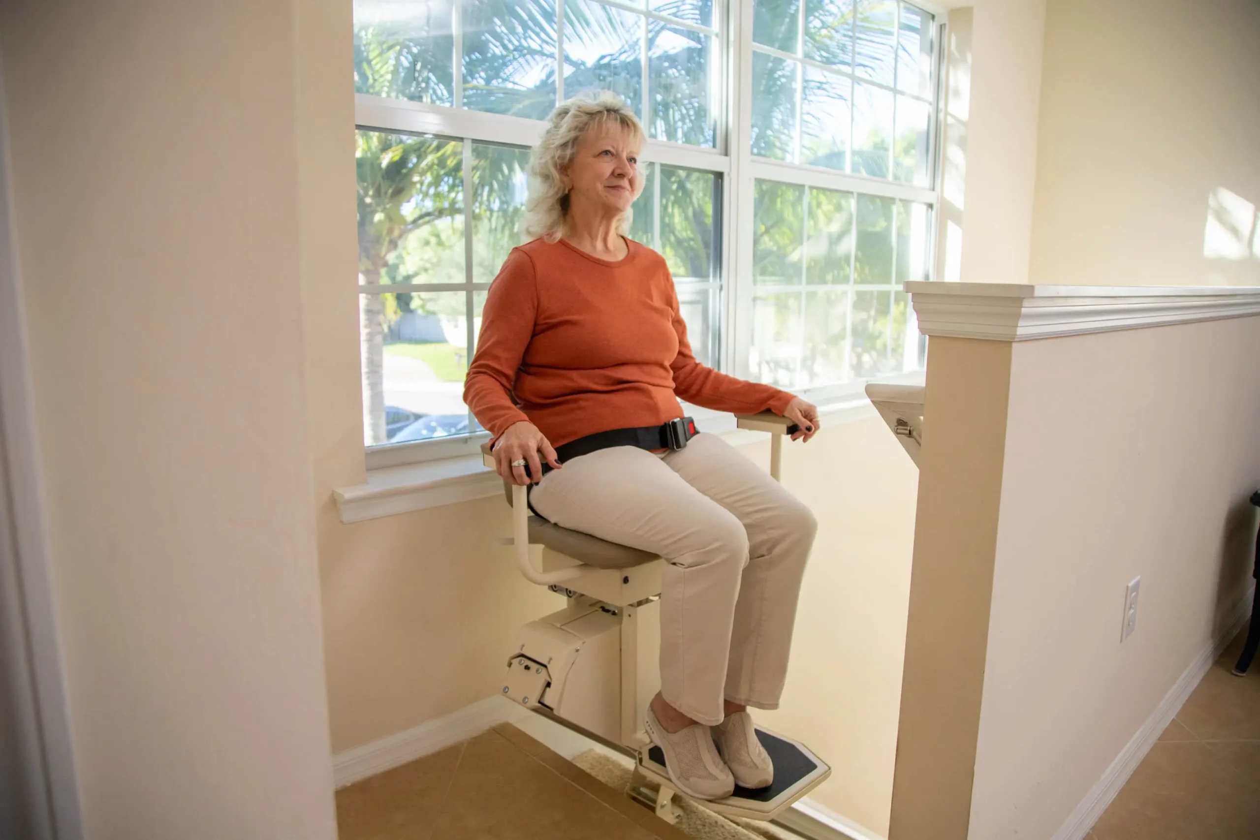 Pinnacle SL600HD User Seated in Chairlift